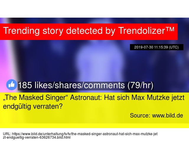 max mutzke the masked singer