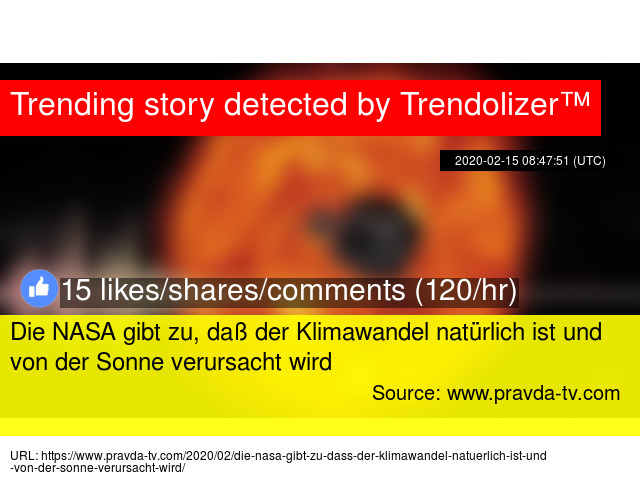 Die Nasa Gibt Zu Dass Der Klimawandel Naturlich Ist Und Von Der